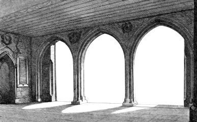 Galerie à arcades, gravure